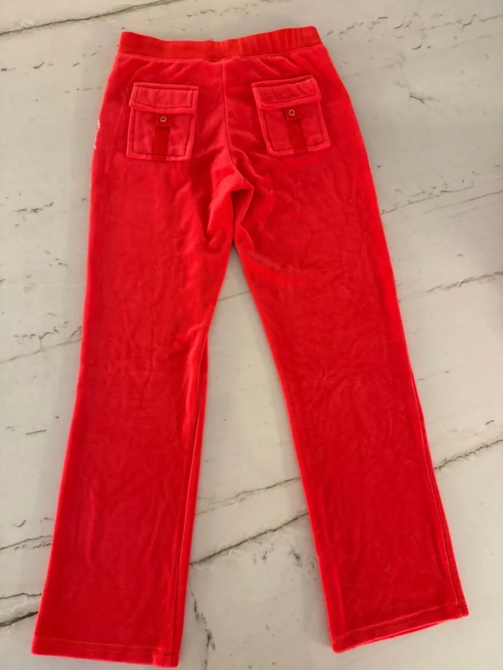 Juicy Couture Rhinestone Tracksuit Women's Large Red - Picture 8 of 13